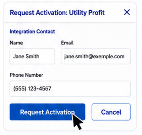 Enter a primary contact